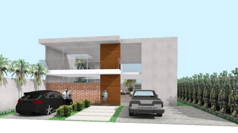 Projeto Residencial Completo em 3D no Visual Plan
