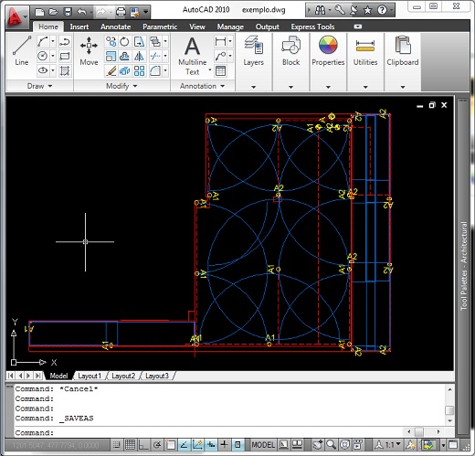 Projeto de irrigação feito com o HydroLANDSCAPE