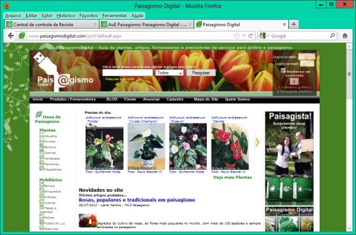 Pagina inicial do Paisagismo Digital Pagina inicial do Paisagismo Digital