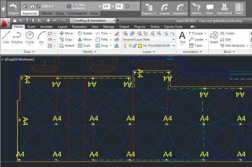 HydroLANDSCAPE 2016: Projeto de irrigação com AutoCAD