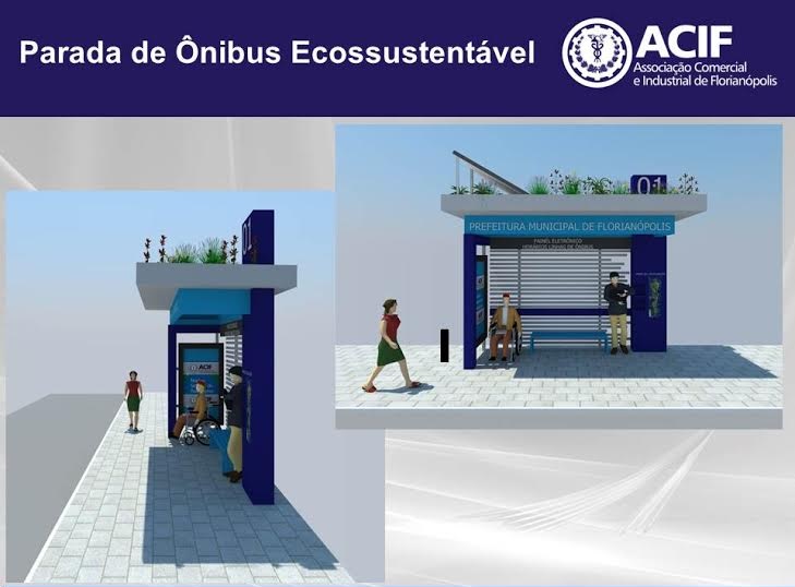 Parada de Ônibus Ecossustentável Parada de Ônibus Ecossustentável