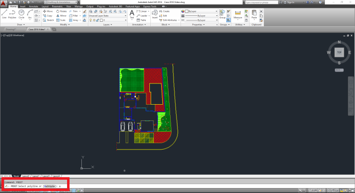 Figura 1: Selecionando a ferramenta PEDIT no CAD Figura 1: Selecionando a ferramenta PEDIT no CAD