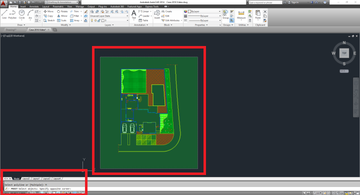 Figura 2: Convertendo lines em polylines no CAD