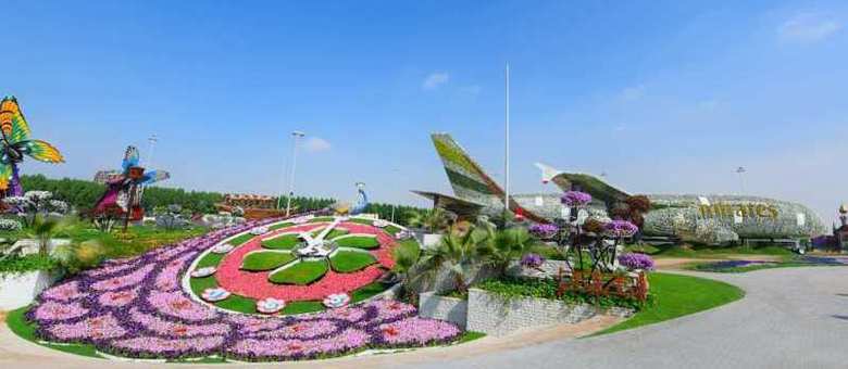 Consegue imaginar um avião coberto de flores?