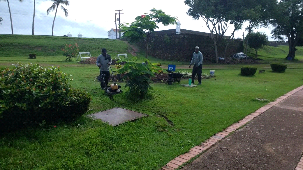 Parque do Forte recebe serviços de manutenção e paisagismo