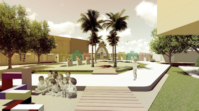 Projeto Educação Infantil Colégio, Parnamirim RN - Flora Nativa - Arquitetura da Paisagem Projeto Educação Infantil Colégio, Parnamirim RN - Flora Nativa - Arquitetura da Paisagem