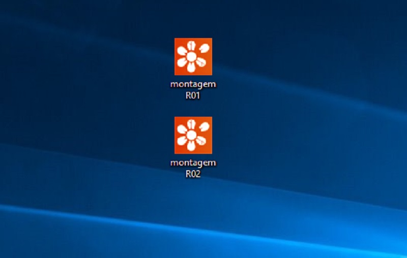 Salvando a montagem com versões Salvando a montagem com versões
