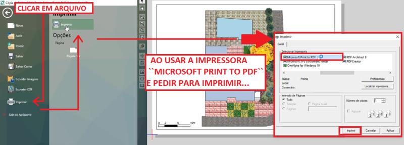 Impressora Microsoft print to PDF