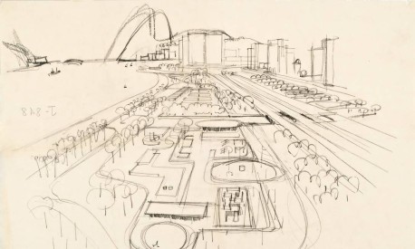 Desenho de Burle Marx para o Parque do Flamengo