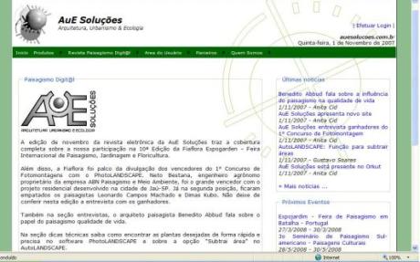 AuE Soluções apresenta novo site 