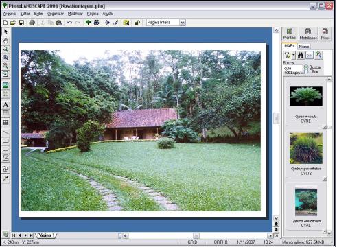 PhotoLANDSCAPE: Encontrando as plantas de forma rápida.