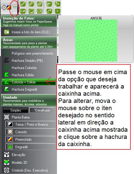 AutoLANDSCAPE - Pré-visualização de hachuras AutoLANDSCAPE - Pré-visualização de hachuras