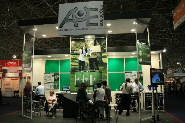 Stand AuE Soluções na Fiaflora ExpoGarden