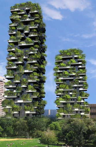 Floresta Vertical em Milão Floresta Vertical em Milão